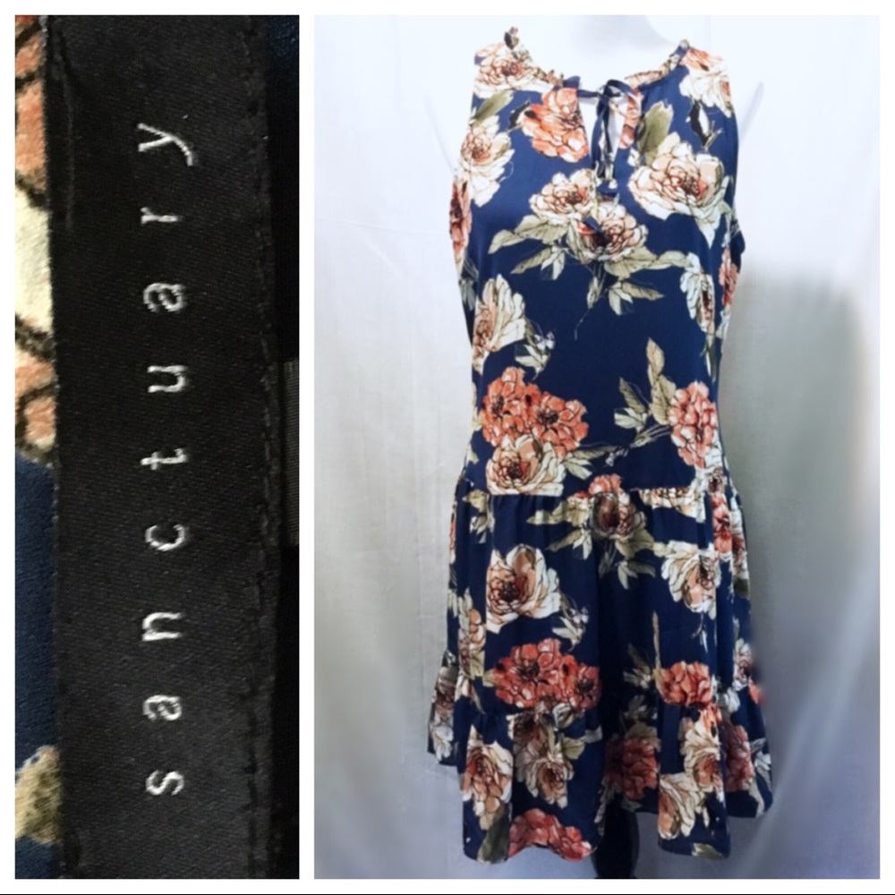 Like New ~ Sanctuary Halter Neck Dress - Size Med